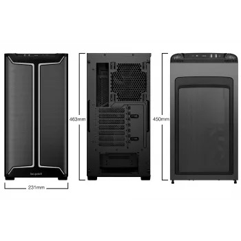 Κουτί υπολογιστή be quiet! Pure Base 501 DX Μαύρο Midi Tower