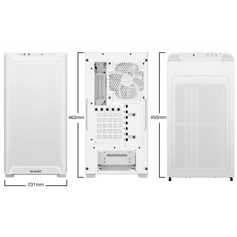 Κουτί υπολογιστή be quiet! Pure Base 501 LX White Midi Tower