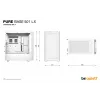 Κουτί υπολογιστή be quiet! Pure Base 501 LX White Midi Tower