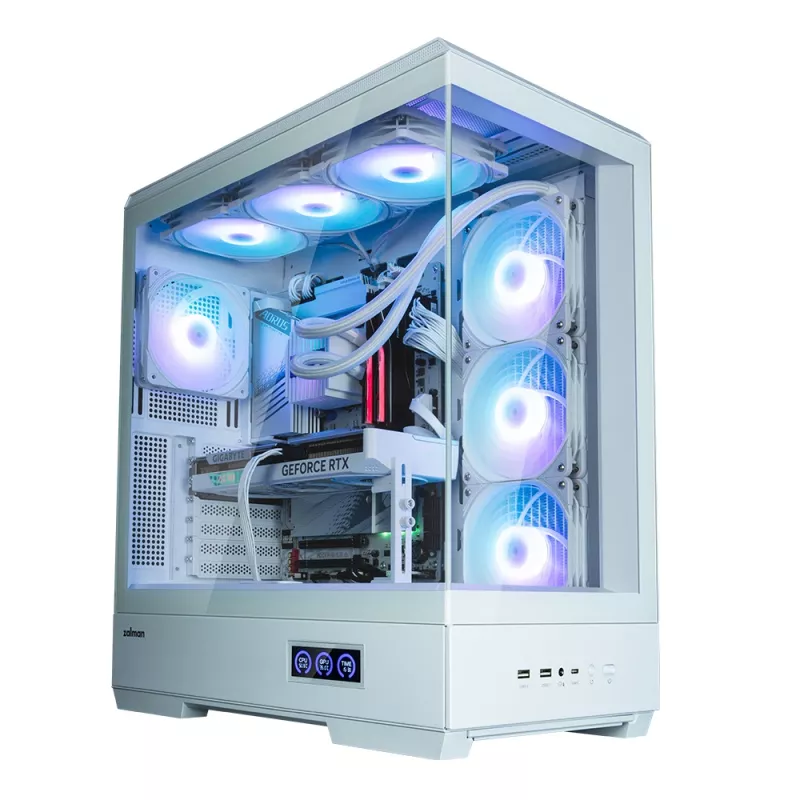 Κουτί PC Zalman P50 DS λευκό Midi Tower