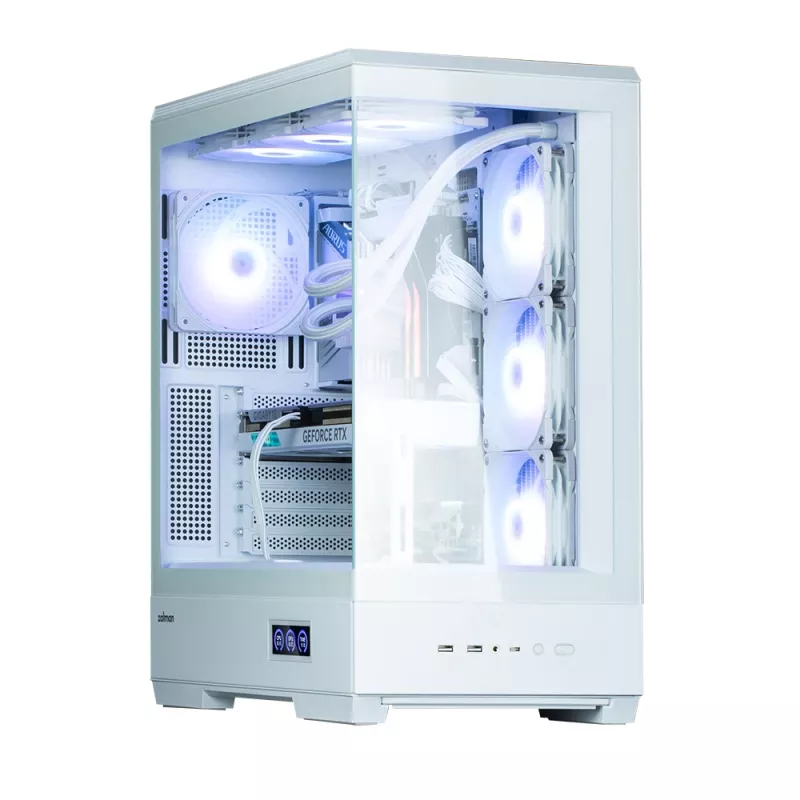 Κουτί PC Zalman P50 DS λευκό Midi Tower