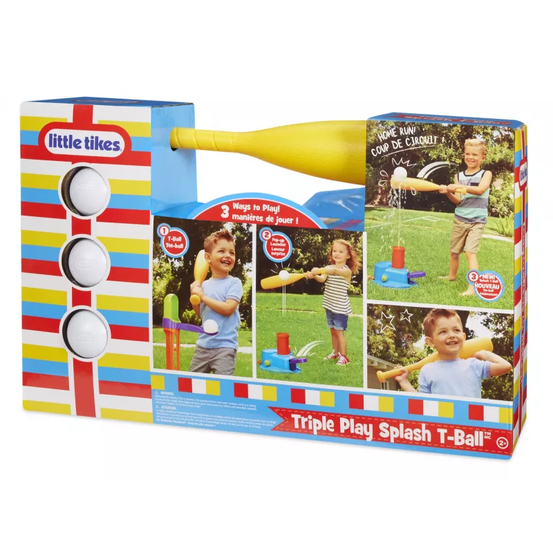 Little Tikes Triple Play Splash T-Ball Σετ