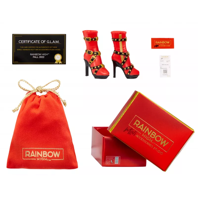 Rainbow High Accessories Studio Series 1, S Assortment σε PDQ Παπούτσια κούκλας