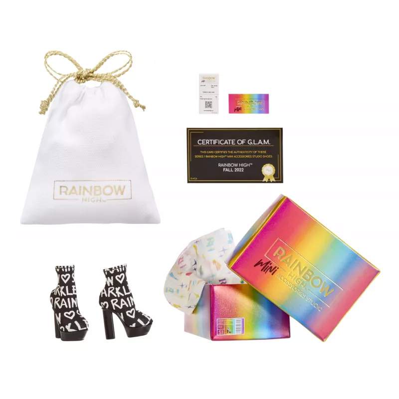 Rainbow High Accessories Studio Series 1, S Assortment σε PDQ Παπούτσια κούκλας