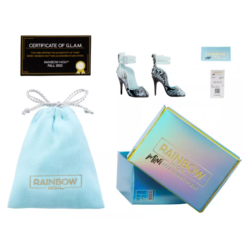 Rainbow High Accessories Studio Series 1, S Assortment σε PDQ Παπούτσια κούκλας