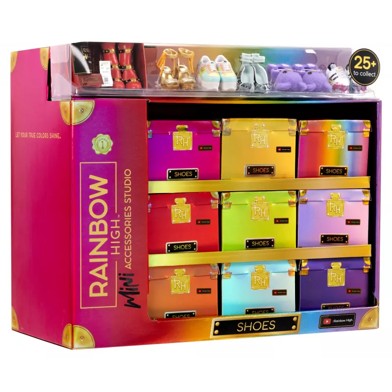 Rainbow High Accessories Studio Series 1, S Assortment σε PDQ Παπούτσια κούκλας