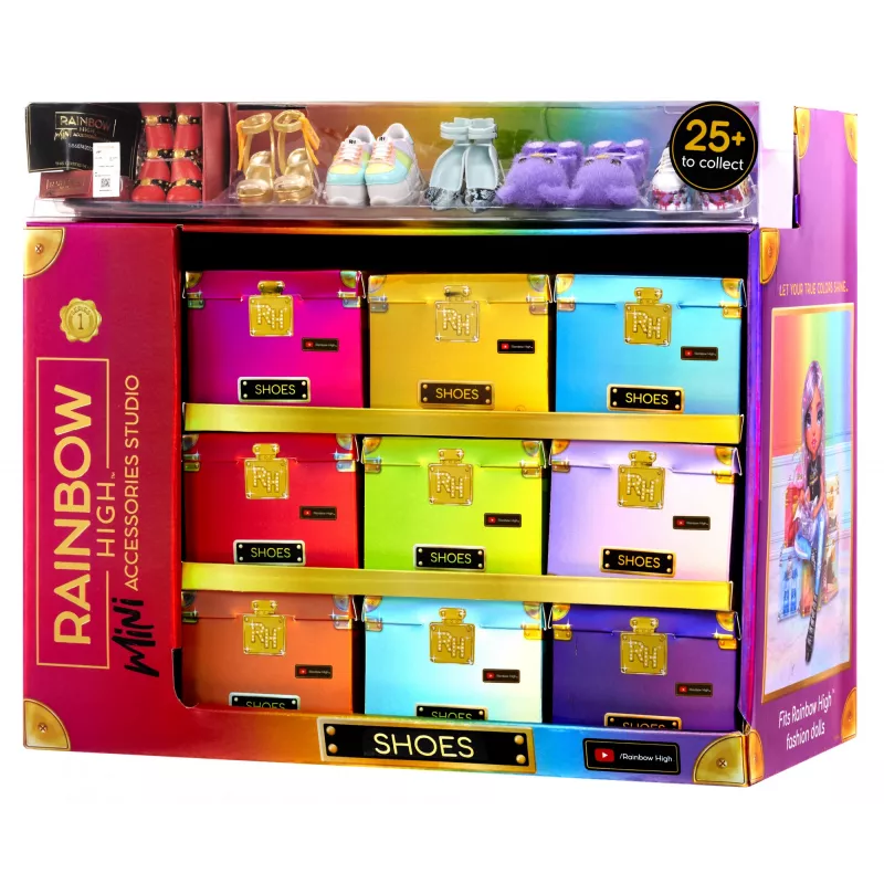 Rainbow High Accessories Studio Series 1, S Assortment σε PDQ Παπούτσια κούκλας