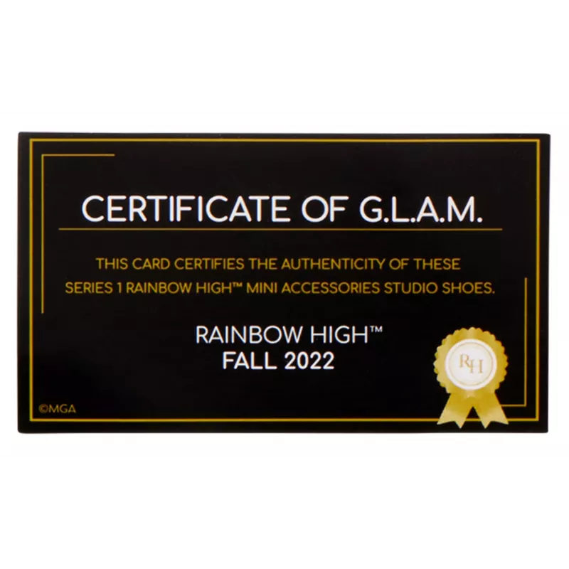 Rainbow High Accessories Studio Series 1, S Assortment σε PDQ Παπούτσια κούκλας