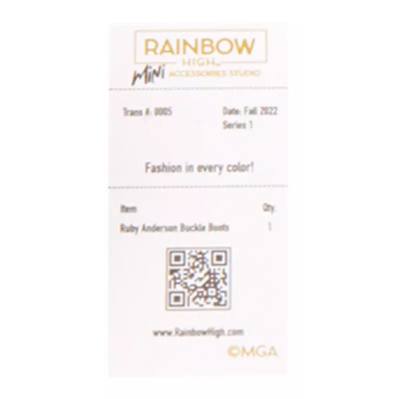 Rainbow High Accessories Studio Series 1, S Assortment σε PDQ Παπούτσια κούκλας