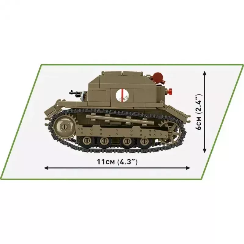 Cobi Blocks Tankette TK-3 σετ κατασκευής – 323 τεμάχια