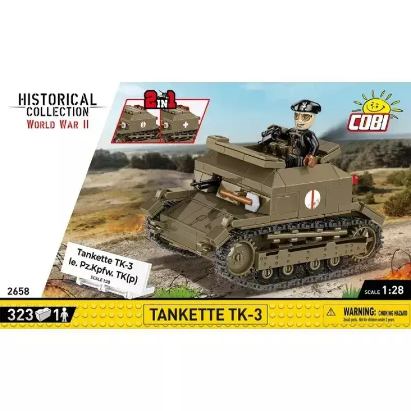 Cobi Blocks Tankette TK-3 σετ κατασκευής – 323 τεμάχια