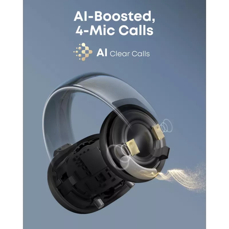 ANKER Ακουστικά - Soundcore Aeroclip - μαύρο