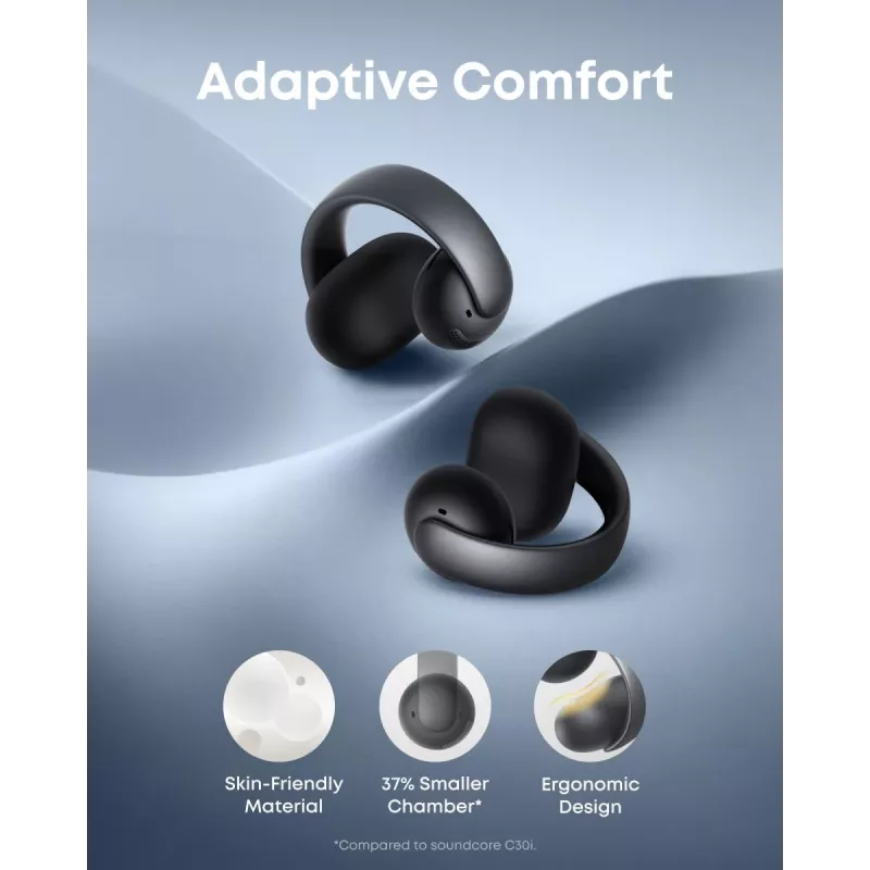 ANKER Ακουστικά - Soundcore Aeroclip - μαύρο