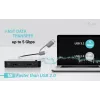 i-tec Universal KVM HUB 2x USB-C 2x USB-A 3.0 5000 Mbit/s μαύρο