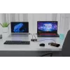 i-tec Universal KVM HUB 2x USB-C 2x USB-A 3.0 5000 Mbit/s μαύρο