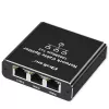 Ethernet splitter QOLTEC 52294 1x3 RJ45 με είσοδο τροφοδοσίας USB-C