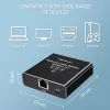 Ethernet splitter QOLTEC 52294 1x3 RJ45 με είσοδο τροφοδοσίας USB-C