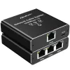 Ethernet splitter QOLTEC 52294 1x3 RJ45 με είσοδο τροφοδοσίας USB-C