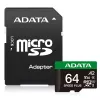 Κάρτα MicroSDXC ADATA Speed Plus 64 GB UHS Class 3 Μοντέλο UD64GUI3V30A2SP-RA1