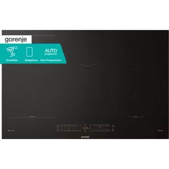 Επαγωγική εστία Gorenje GI8432BSCWF, Μαύρο, Εντοιχιζόμενη, 60 cm, επαγωγική εστία ζωνών, υαλοκεραμική, 4 ζώνη(-ες)