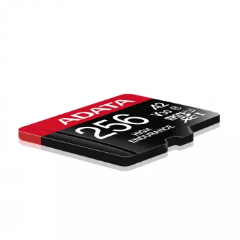 Κάρτα μνήμης MicroSDXC ADATA 256 GB AUSDX256GUI3V30SHA2-RA1 UHS-I Class 10 V30 (ανάγνωση 100 MB/s, εγγραφή 80 MB/s) με αντάπτορα SD