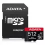 Κάρτα μνήμης MicroSDXC ADATA 512GB UHS‑I U3 V30 Class 10 A2, 100/85 MB/s, αδιάβροχη