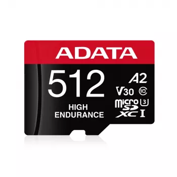 Κάρτα μνήμης MicroSDXC ADATA 512GB UHS‑I U3 V30 Class 10 A2, 100/85 MB/s, αδιάβροχη