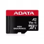 Κάρτα μνήμης MicroSDXC ADATA 64GB UHS‑I U3 V30 Class 10 — 100/80 MB/s (μαύρο/κόκκινο)