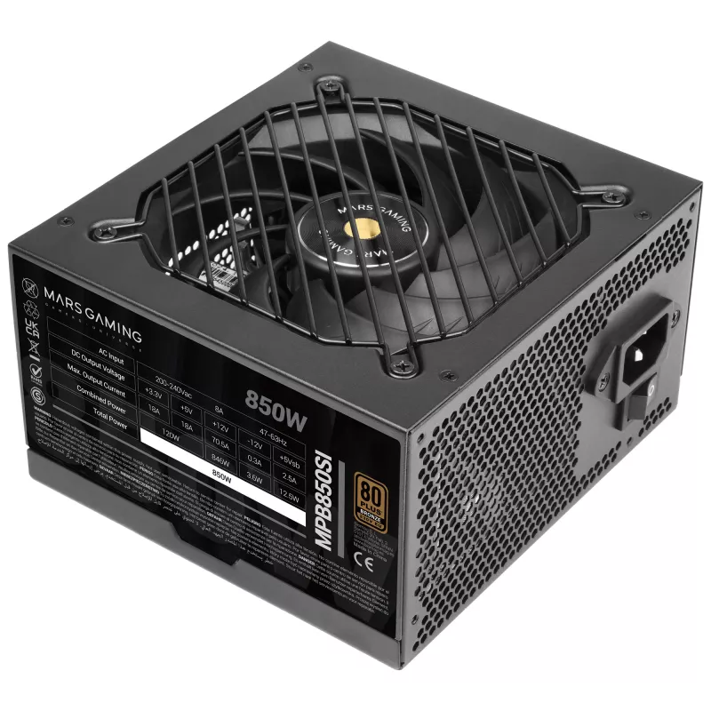 Mars Gaming MPB850SI τροφοδοτικό 850 W 24-Pin-ATX ATX μαύρο