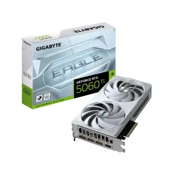 GIGABYTE GeForce RTX 5060 Ti EAGLE OC ICE 8G κάρτα γραφικών – 8 GB GDDR7, 128-Bit, PCI-E 5.0, 2617 MHz πυρήνας, 3 x DisplayPort, 1 x HDMI, GV-N506TEAGLEOC ICE-8GD