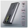Axagon EEM2-SD2 USB-C 10Gbps - θήκη DISPLAY για M.2 NVMe & SATA SSD
