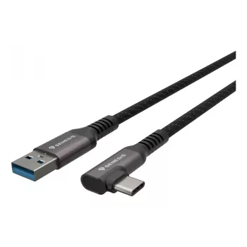 Καλώδιο USB GENESIS NVC-2220 USB 3.2 Gen 1 (3.1 Gen 1) 3 m USB A USB C Μαύρο, Γκρι