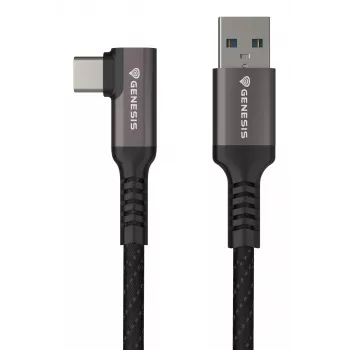 Καλώδιο USB GENESIS NVC-2221 USB 3.2 Gen 1 (3.1 Gen 1) 5 m USB A USB C μαύρο, γκρι