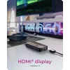 ICY BOX IB-DK4072M-CU31 USB 3.2 Gen 2 (3.1 Gen 1) Type-C μαύρο