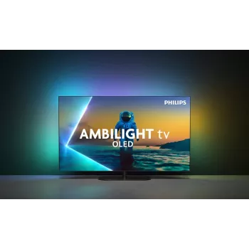 Philips 55OLED820/12 55 ιντσών (139,7 cm) 4K Ultra HD OLED Smart τηλεόραση, Google TV, Ambilight, 120 Hz, Wi-Fi, Bluetooth