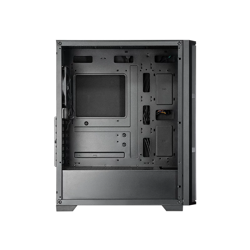 Chieftec AS-02B-OP Κουτί υπολογιστή Midi Tower Μαύρο