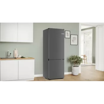 Ψυγειοκαταψύκτης Bosch Serie 4 KGN49OCAF, ελεύθερης τοποθέτησης, 440 L συνολικός όγκος, ανθρακί, No Frost