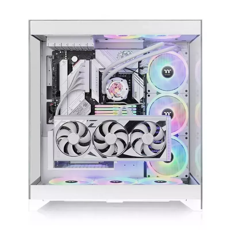 Κουτί υπολογιστή Thermaltake CTE E550 TG Midi Tower λευκό