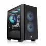Κουτί υπολογιστή Thermaltake Versa H16 TG ARGB Micro Tower μαύρο