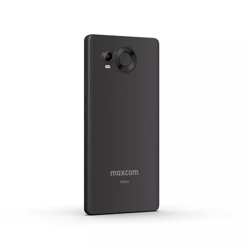 MAXCOM MS601 4G smartphone για ηλικιωμένους, 6 ιντσών, 4GB/64GB, Android 14, μαύρο