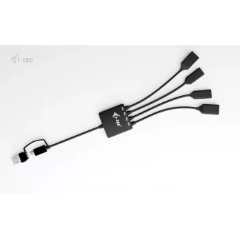 i-tec USB-C/USB-A Καλώδιο-HUB 4 Θύρες (2x USB-C, 2x USB-A)