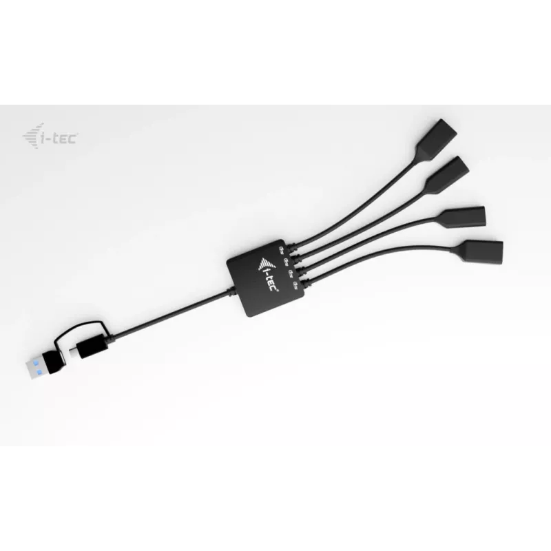 i-tec USB-C/USB-A Καλώδιο-HUB 4 Θύρες (2x USB-C, 2x USB-A)