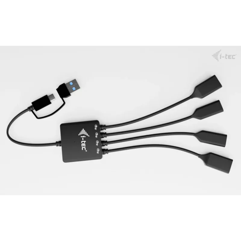 i-tec USB-C/USB-A Καλώδιο-HUB 4 Θύρες (2x USB-C, 2x USB-A)