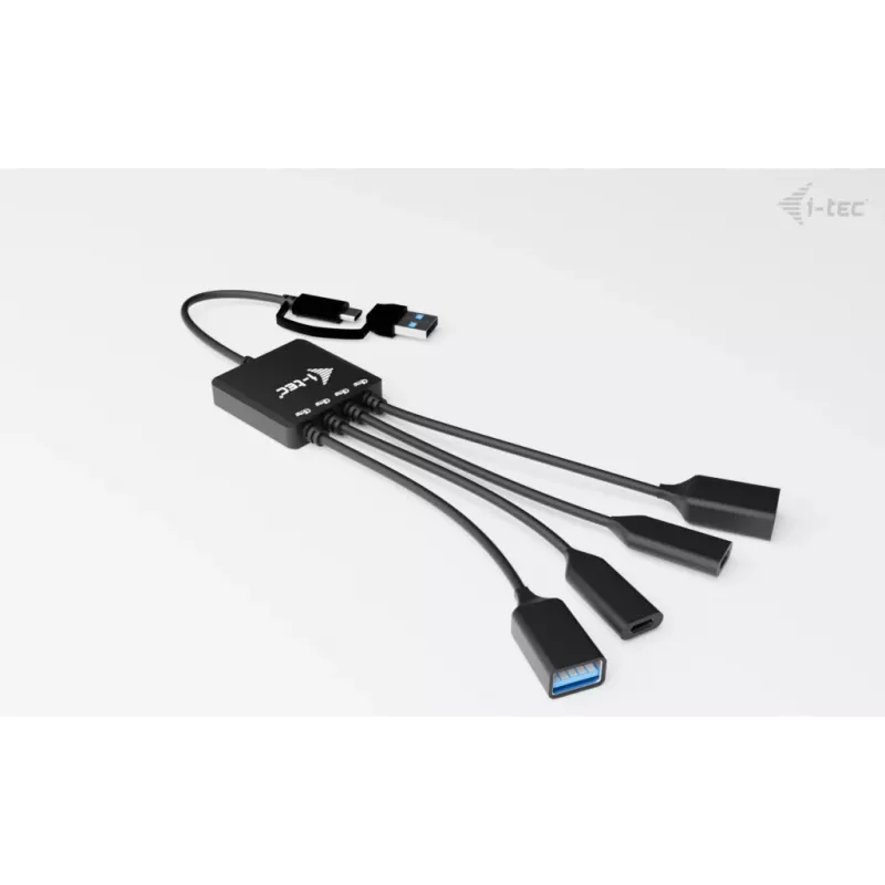i-tec USB-C/USB-A Καλώδιο-HUB 4 Θύρες (2x USB-C, 2x USB-A)