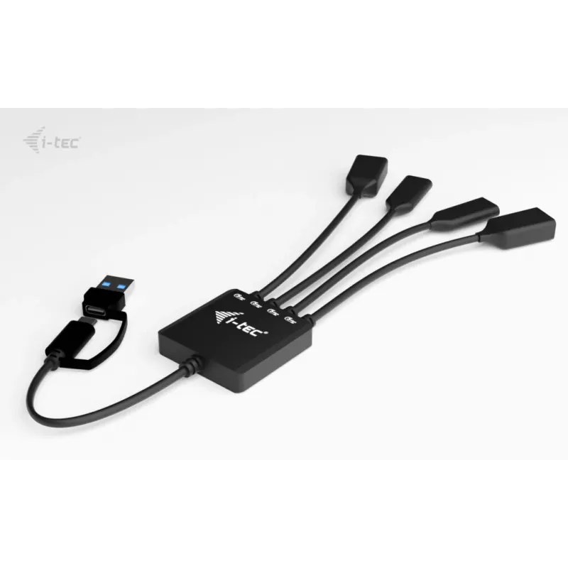 i-tec USB-C/USB-A Καλώδιο-HUB 4 Θύρες (2x USB-C, 2x USB-A)