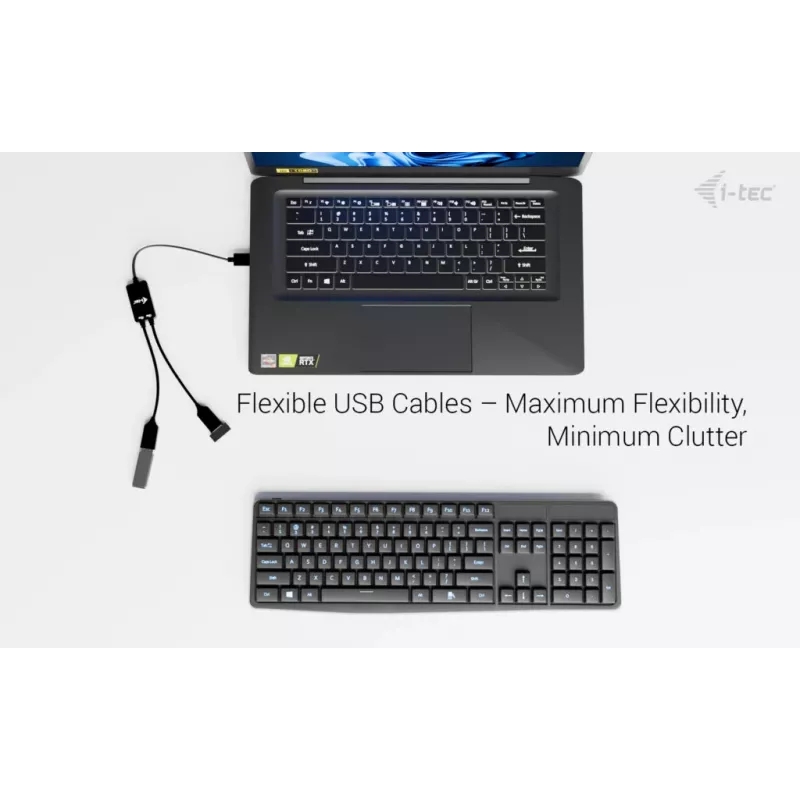 USB-A-Hub ITEC U3CBLHUB2A — 2 Θύρες, USB 3.0 έως 5 Gbit/s