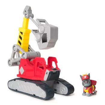 Γερανοφόρο όχημα Spin Master Rubble & Crew Chargers Mega Power γερανός με φιγούρα Charger, 2 αφαιρούμενα εργαλεία, πλαστικό, για παιδιά από 3 ετών