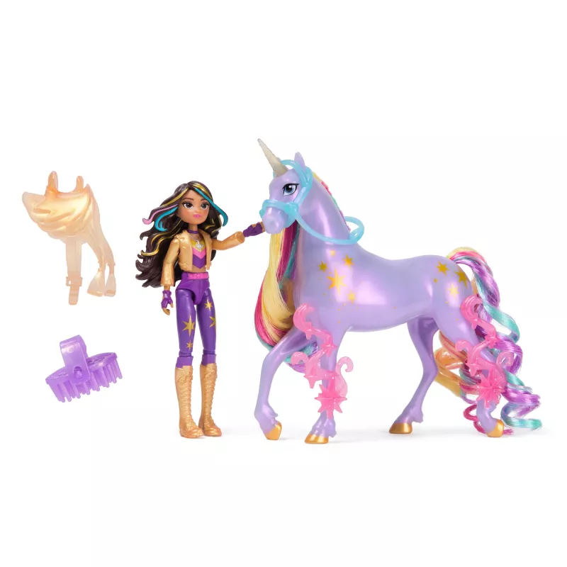 Σετ κούκλας Spinmaster Unicorn Academy Sophia & Wildstar 168 mm