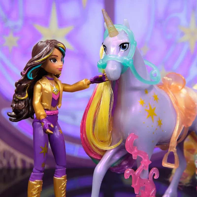 Σετ κούκλας Spinmaster Unicorn Academy Sophia & Wildstar 168 mm