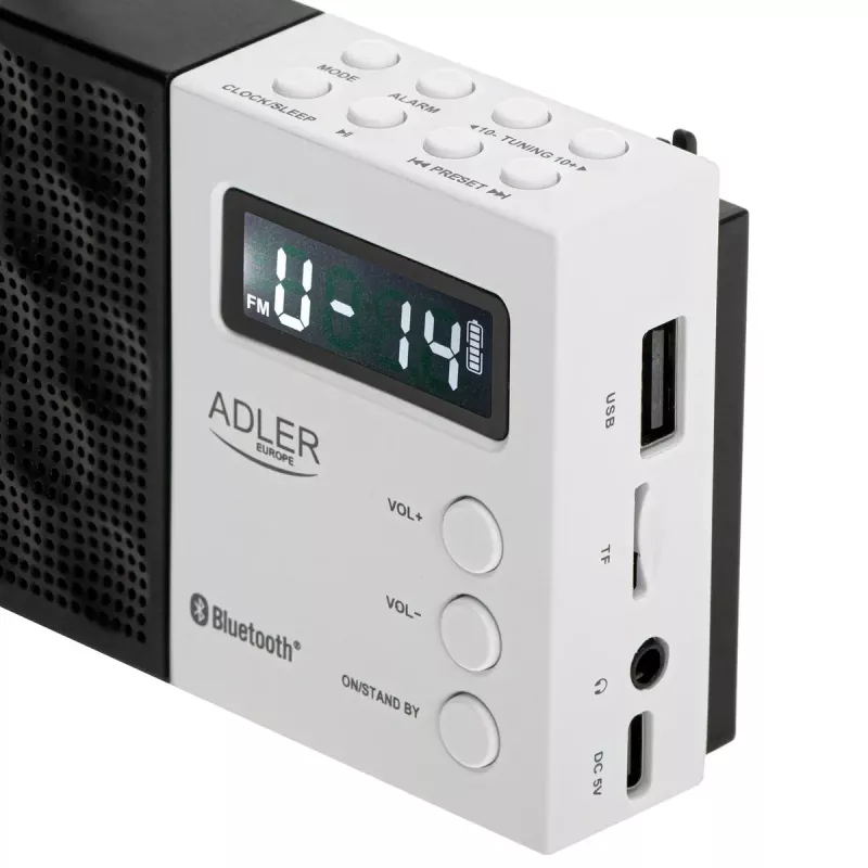 Ψηφιακό ραδιόφωνο Adler AD 1908 PLL AM/FM με λειτουργία ξυπνητηριού